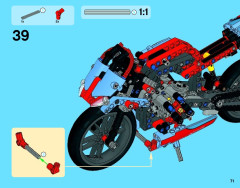 LEGO 42036 instructions page 71 – build guide