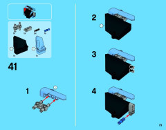 LEGO 42036 instructions page 73 – build guide