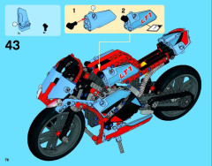 LEGO 42036 instructions page 76 – build guide