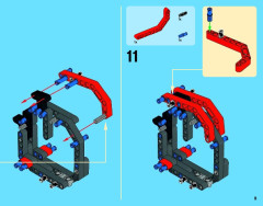 LEGO 42036 instructions page 9 – build guide
