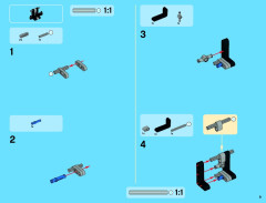 LEGO 42037 instructions page 9 – build guide