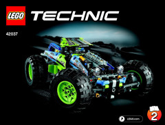 LEGO 42037 instructions page 1 – build guide
