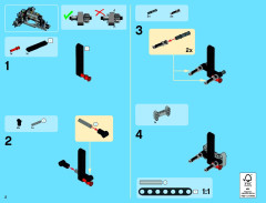 LEGO 42037 instructions page 2 – build guide