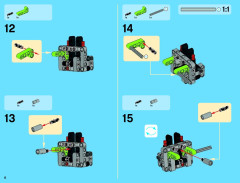 LEGO 42037 instructions page 6 – build guide