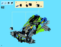 LEGO 42037 instructions page 70 – build guide