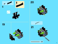 LEGO 42037 instructions page 9 – build guide
