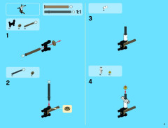 LEGO 42038 instructions page 5 – build guide