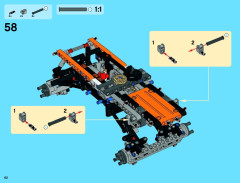 LEGO 42038 instructions page 62 – build guide