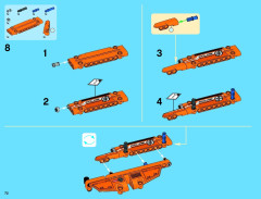 LEGO 42038 instructions page 72 – build guide