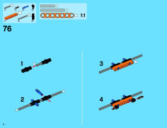 LEGO 42038 instructions page 4 – build guide