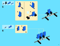 LEGO 42038 instructions page 7 – build guide