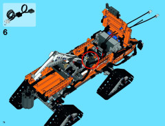 LEGO 42038 instructions page 74 – build guide