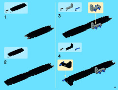 LEGO 42039 instructions page 119 – build guide