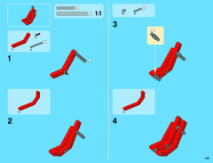 LEGO 42039 instructions page 145 – build guide