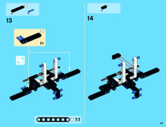 LEGO 42039 instructions page 195 – build guide