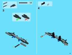 LEGO 42039 instructions page 63 – build guide