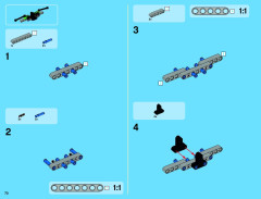 LEGO 42039 instructions page 70 – build guide