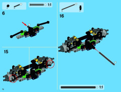 LEGO 42039 instructions page 72 – build guide