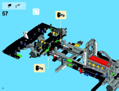 LEGO 42039 instructions page 74 – build guide