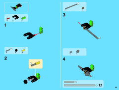 LEGO 42039 instructions page 89 – build guide