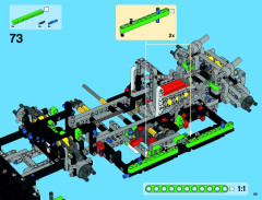 LEGO 42039 instructions page 99 – build guide