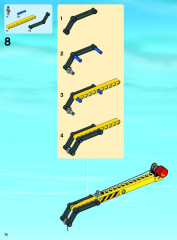 LEGO 4204 instructions page 76 – build guide