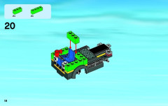 LEGO 4204 instructions page 18 – build guide