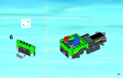 LEGO 4204 instructions page 21 – build guide