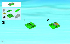 LEGO 4204 instructions page 28 – build guide