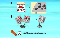 LEGO 4204 instructions page 3 – build guide