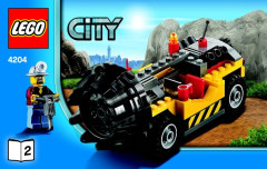 LEGO 4204 instructions page 1 – build guide