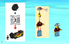LEGO 4204 instructions page 2 – build guide
