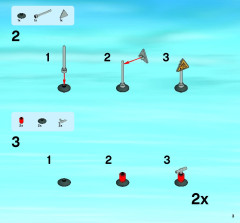 LEGO 4204 instructions page 3 – build guide