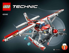 LEGO 42040 instructions page 1 – build guide