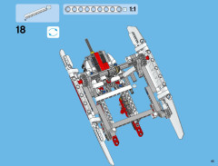 LEGO 42040 instructions page 43 – build guide