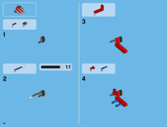LEGO 42040 instructions page 44 – build guide