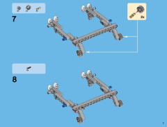 LEGO 42040 instructions page 7 – build guide