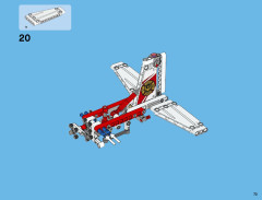 LEGO 42040 instructions page 73 – build guide