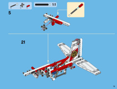 LEGO 42040 instructions page 75 – build guide