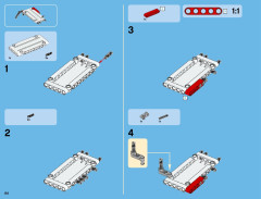 LEGO 42040 instructions page 84 – build guide