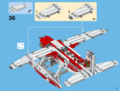 LEGO 42040 instructions page 97 – build guide