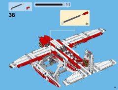 LEGO 42040 instructions page 99 – build guide