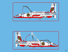 LEGO 42040 instructions page 107 – build guide