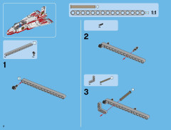 LEGO 42040 instructions page 2 – build guide