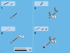 LEGO 42040 instructions page 6 – build guide