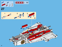 LEGO 42040 instructions page 62 – build guide