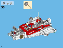 LEGO 42040 instructions page 70 – build guide