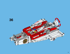 LEGO 42040 instructions page 71 – build guide