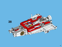 LEGO 42040 instructions page 73 – build guide