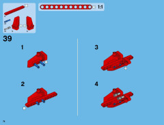 LEGO 42040 instructions page 74 – build guide